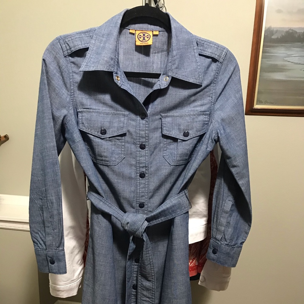 Tory Burch Brigitte Chambray Dress